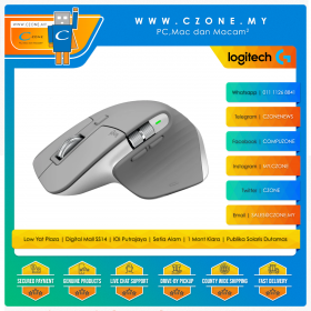 Logitech MX Master 3 Advanced Wireless Mouse (Mid Grey)