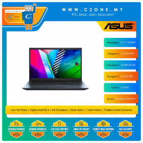 Asus Vivobook Pro 15 OLED M3500QC L1342WS Laptop - 15.6", R9-5900HX, 16GB, 512GB SSD, RTX3050, Win 1