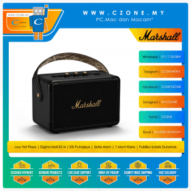 Marshall Kilburn II Wireless Speaker (Black & Brass)
