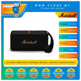 Marshall Middleton Portable Wireless Speaker (Black and Brass)
