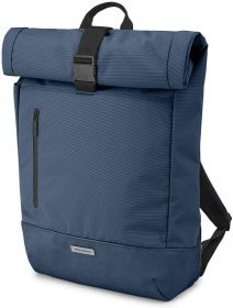 Moleskine Metro Rolltop Backpack (Sapphire Blue)