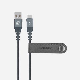 Momax Elite Link USB-C to USB-A Cable (1.2M, Black)