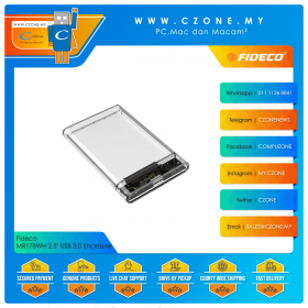 Fideco MR178WH 2.5" USB 3.0 Enclosure (Transparent)