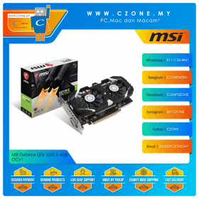 MSI Geforce GTX 1050 Ti 4GB OCV1