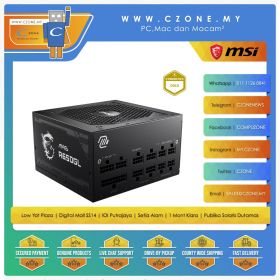 MSI MAG A650BGL 650W Gold Power Supply (650Watts, 80plus Gold)