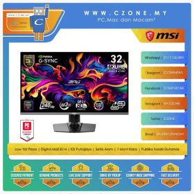 MSI MPG322URX QD-OLED Gaming Monitor  (31.5", 3840x2160, QD-OLED, 240Hz, 0.03ms)