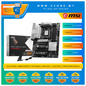 MSI X870-P WiFi Motherboard (Chipset X870, WiFi+BT, ATX, Socket AM5)