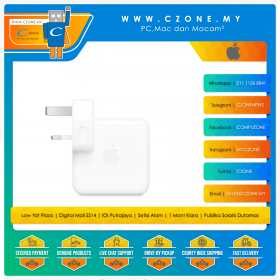 Apple - Power Adapter - MXN53 - USB-C - 70W -