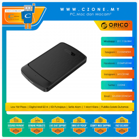 Orico 2020U3 2.5" Harddisk USB 3.0 Enclosure (Black)