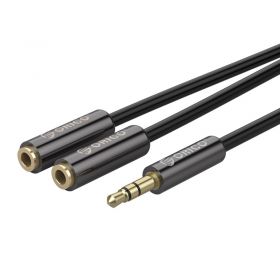 Orico AM-2F2 3.5mm to 2 x 3.5mm Aux Splitter Cable (25cm)