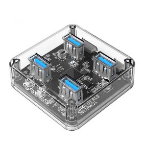 Orico MH4U-U3 4 Port USB 3.0 Hub (Transparent)