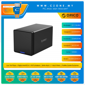 Orico NS400RU3 4 Bay Harddisk Raid Enclosure (4-Bay 3.5", USB 3.0, Raid 0, Raid 1, PM, Span)