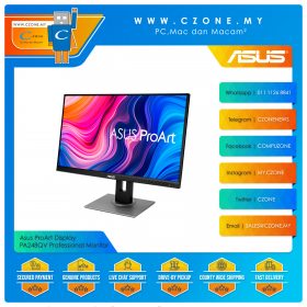 Asus ProArt Display PA248QV Professional Monitor (24.1", 1920x1200, IPS, 75Hz, 5ms, sRGB 100%, D-Sub, HDMI, DP, USB3.0 x4, Speaker, VESA)