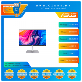 Asus ProArt Display PA279CV Professional Monitor (27", 3840x2160, IPS, 60Hz, 5ms, sRGB 100%, HDMIx2, DP, USB-C x1, USB3.1 x4, Speaker, VESA)