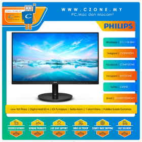Philips 271V8 Monitor (27", 1920x1080, IPS, 75Hz, 4ms, D-Sub, HDMI, VESA)