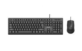 Philips SPT6234 Wired Keyboard And Mouse (Black)