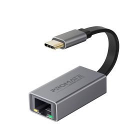Promate Gigalink C USB-C lan Port (Grey)