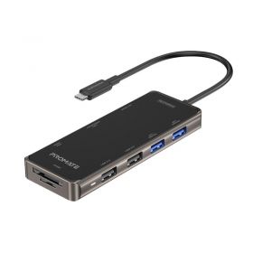 Promate PrimeHub-Go 9-in-1 USB Type-C Hub with Power Delivery