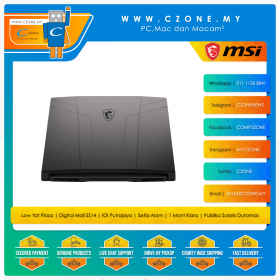 MSI Pulse GL66 12UEOK-1017MY Gaming Laptop - 15.6", i7-12700H, 16GB DDR5, 1TB SSD, RTX3060, Win 11 (Titanium Gray)