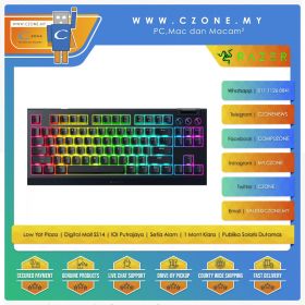 Razer Blackwidow V4 TKL Hyperspeed RGB Mechanical Gaming Keyboard (Orange Switch)