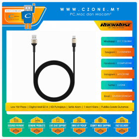 Rockrose Acacia AC USB-C to USB-C Cable (1M, Black/Gold)