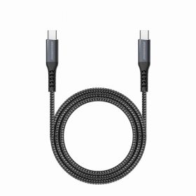 Rockrose Powerline USB-C to USB-C Cable (1M, Midnight Blue)