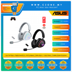 Asus - ROG Delta II Wireless - 2.4GHz & Bluetooth Wireless Gaming Headset