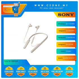 Sony WI-1000XM2 Noise Cancelling In-Ear Wireless Headphones (Silver)