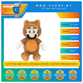 Plush Toy - Tanooki Mario - S