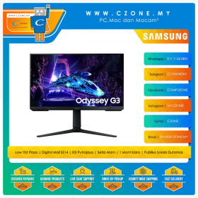 Samsung 24" Odyssey G3 G30D FHD Gaming Monitor (24", 1920x1080, VA, 180Hz, 1ms)