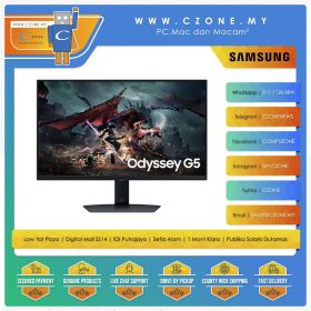 Samsung 27" Odyssey G5 G50D QHD Gaming Monitor (27", 2560x1440, IPS, 180Hz, 1ms)
