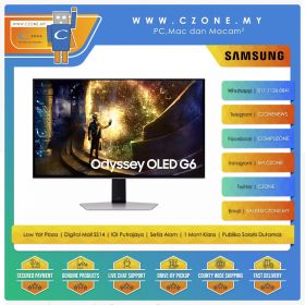 Samsung 27" Odyssey G6 G610SD QHD OLED Gaming Monitor (27", 2560x1440, OLED, 240Hz, 0.03ms, Silver)