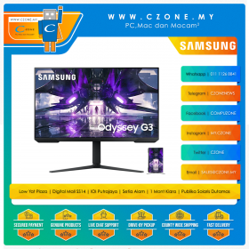 Samsung Odyssey G3 S32AG320NE Gaming Monitor (31.5", 1920x1080, VA, 165Hz, 1ms, HDMI, DP, VESA)