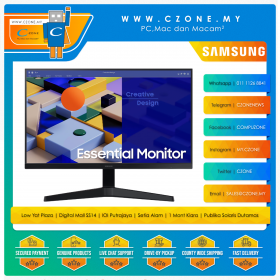 Samsung S27C310EAE Monitor (27", 1920x1080, IPS, 75Hz, 5ms, D-Sub, HDMI, VESA)