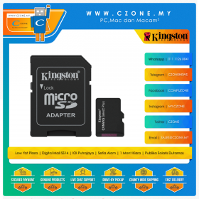 Kingston Canvas Select Plus (G3) microSD Card with SD Adapter
