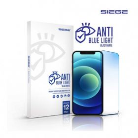 Siege Glastimate Anti Blue Light Full Cover Tempered Glass iPhone 12 Series