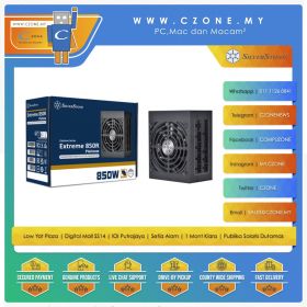 Silverstone Extreme 850R Platinum Power Supply (850 Watts, 80plus Platinum) 