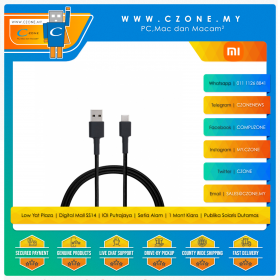 Mi USB-A to USB-C Braided Cable (1M, Black)