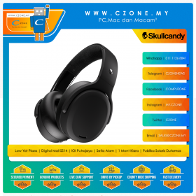 Skullcandy Crusher 2 ANC Noise Cancelling Over-Ear Wireless Headphones (True Black)