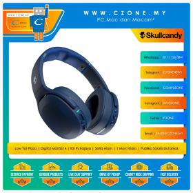 Skullcandy Crusher Evo Over-Ear Wireless Headphones (Dark Blue)