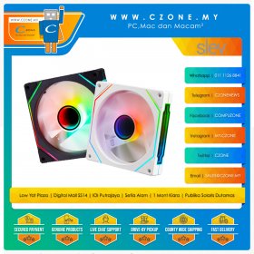Slev Flow ASQ Vortex 120mm ARGB PWM Case Fan