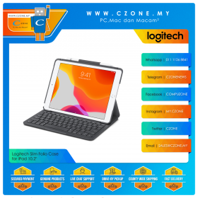Logitech Slim Folio Keyboard Case (iPad 10.2” 7th Gen)