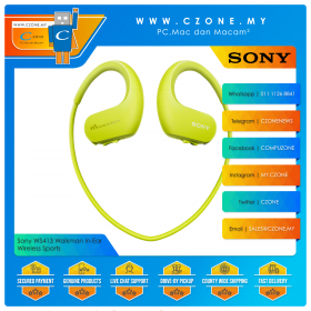 Sony WS413 Walkman In-Ear Wireless Sports Headphones (Green)