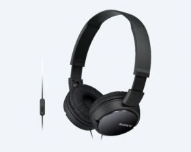 Sony MDR-ZX110AP On-Ear Wired Headphones with Mic