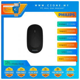 Philips SPK7314 Wireless Mouse (Black)