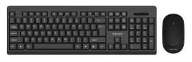 Philips SPT6324 Wireless Keyboard And Mouse (Black)