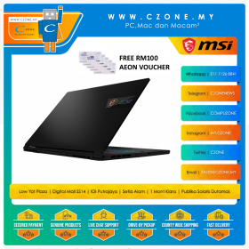 MSI - STEALTH - 15M - B12UE-073MY - 15.6" - i7-1280P - 16GB D5 - 1TB - RTX3060 - W11 - DNR -