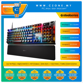 Steelseries Apex Pro Gen 3 RGB Mechanical Gaming Keyboard (OmniPoint 3.0 Switch)