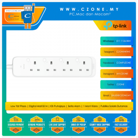 Tapo P304M Smart Wifi Power Strip (4x Sockets, 1.5M)