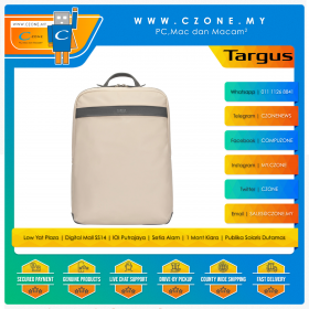 Targus Newport Ultra Slim Backpack (Fits 15" Laptop, Tan)